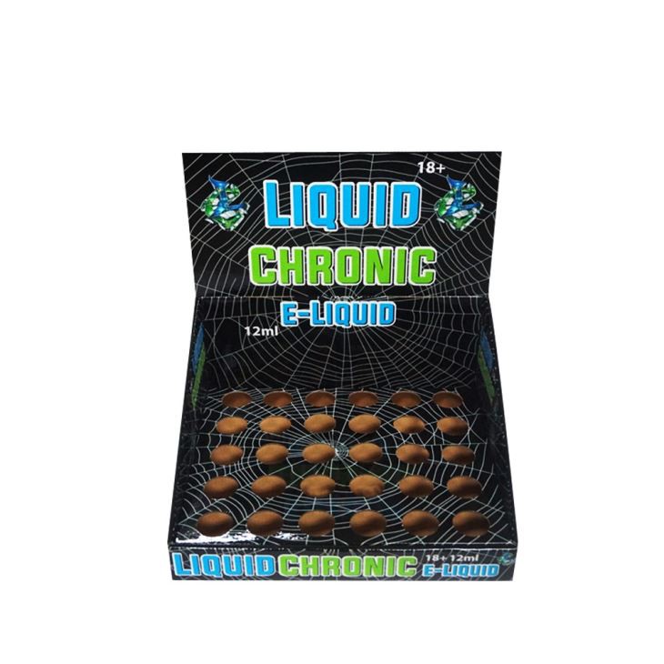 Custom E-Cigarette Counter Top Display With Insert Of Pipe Holes, Paper PDQ Trays For Cigarette